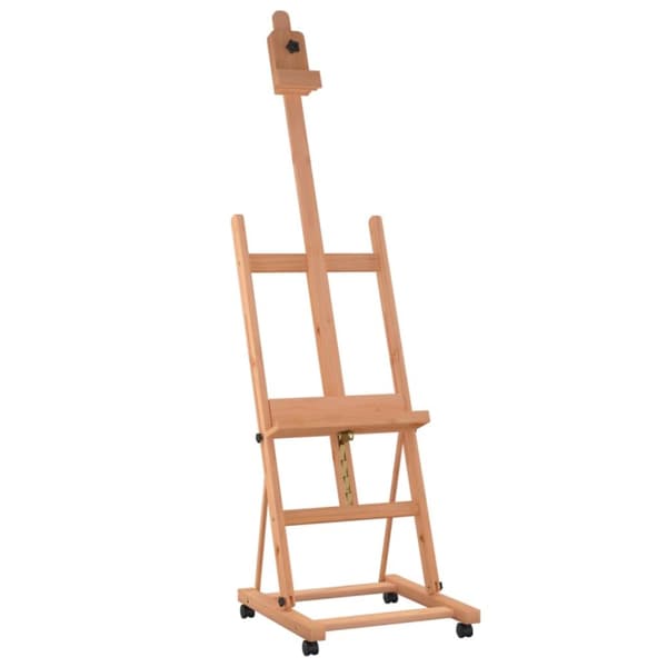 Staffli 55x53,5x178 cm massivt bokträ