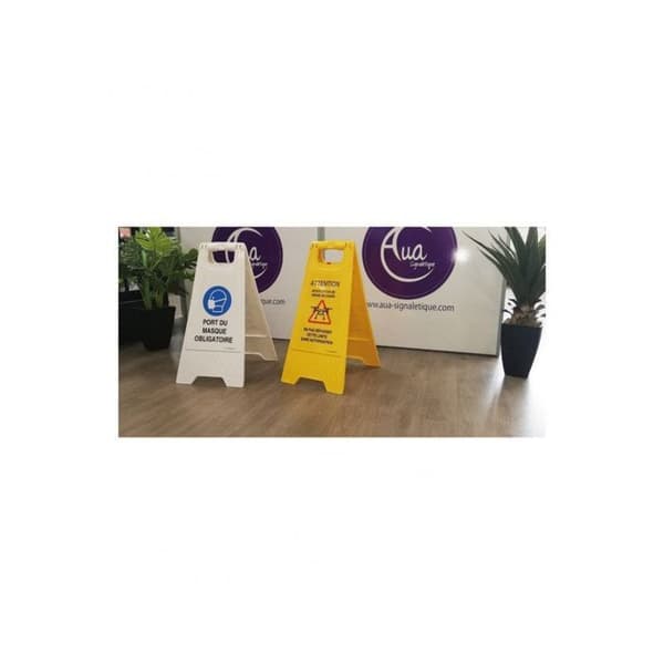 AUA SIGNALETIQUE - Korthållare signalering - Vikt 1KG i Plast - (Rengöring pågår)