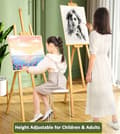 Miniatyrbild 2 av 4: Studio Easel, Höjdjusterbar, Fällbar Design