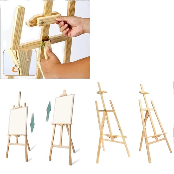 Studio Easel, Höjdjusterbar, Fällbar Design