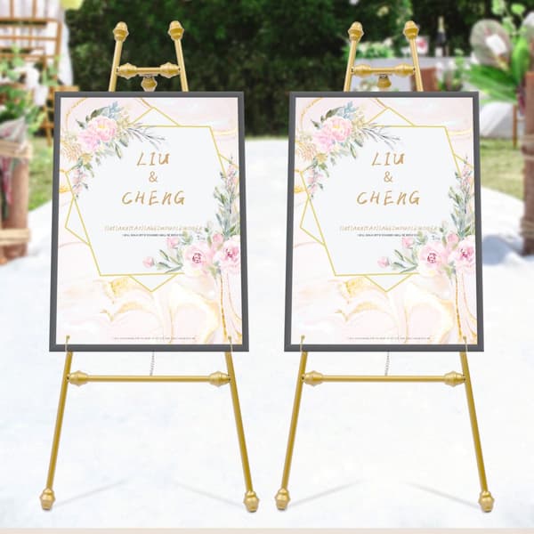 Bryllup Easel Stativ, Holdbart Design, Understøtter Op Til 11 lbs
