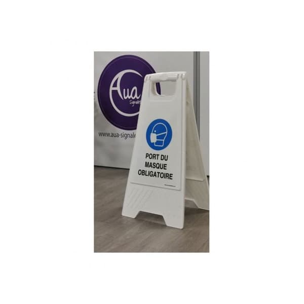 AUA SIGNALETIQUE - Vitsignalering utan märkning - Vikt 1KG i Gul Plast