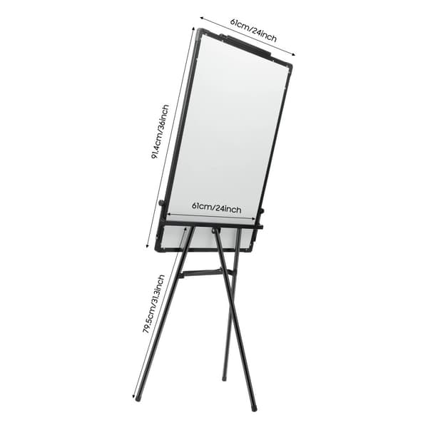 Bärbar whiteboard, höjdjusterbar, magnetisk yta, hållbara material,Alternativ 1