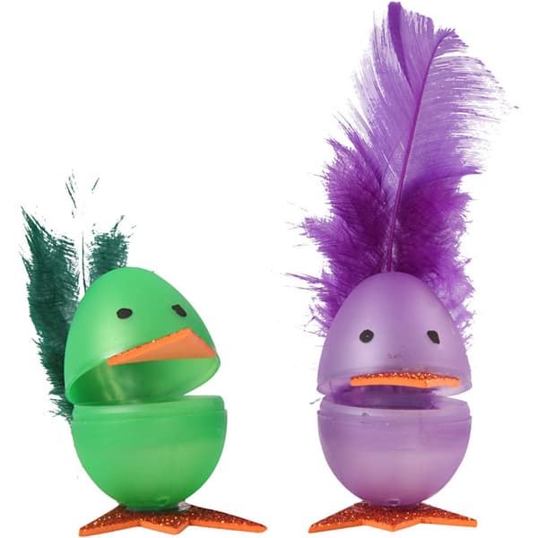 Plastägg Pastellfärger - H: 4,5+6 cm - 720 st