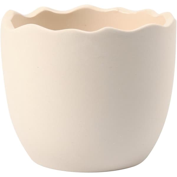 Äggskal - Terrakotta - dia. 7,5 cm - H: 6,3 cm - 24 st