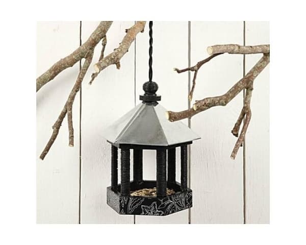 Fågelbord Med Zink Tak - 22 cm