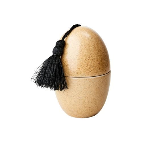 Påskägg / Burk med lock M, Svartbrun