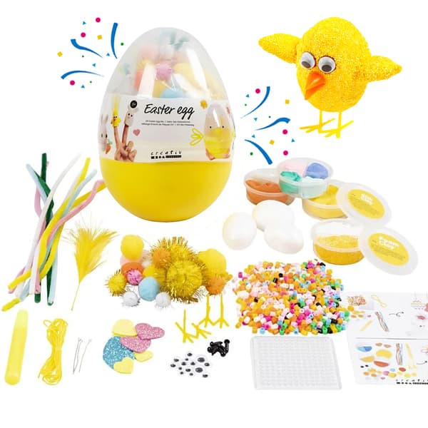 Påskägg Maxi Fyllt med Pyssel - DIY Kit