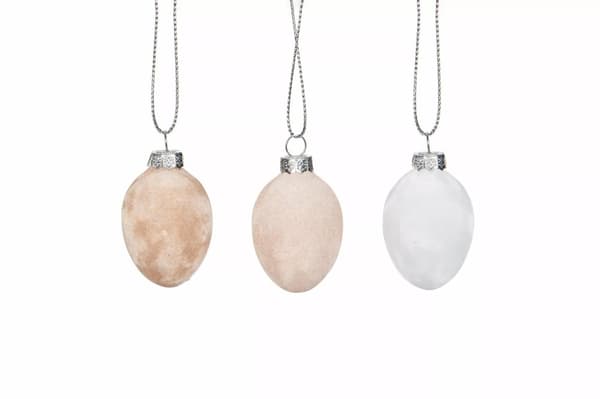 Ägg Glas Sammet Färg Mix Natur 9-pack A lot