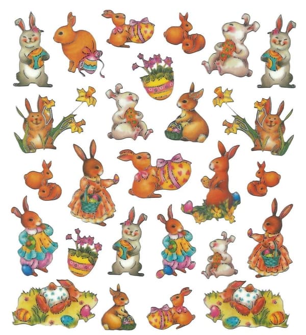 Easter Bunny foliotarrat 26 kpl Titanum