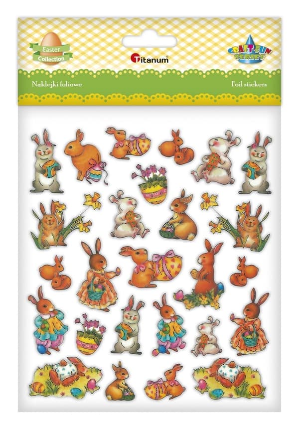 Easter Bunny foliotarrat 26 kpl Titanum