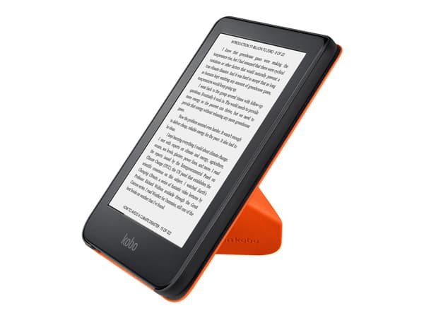 Kobo SleepCover - Lommebok for eBook-leser - Coral Reef Orange - for Kobo Clara 2E