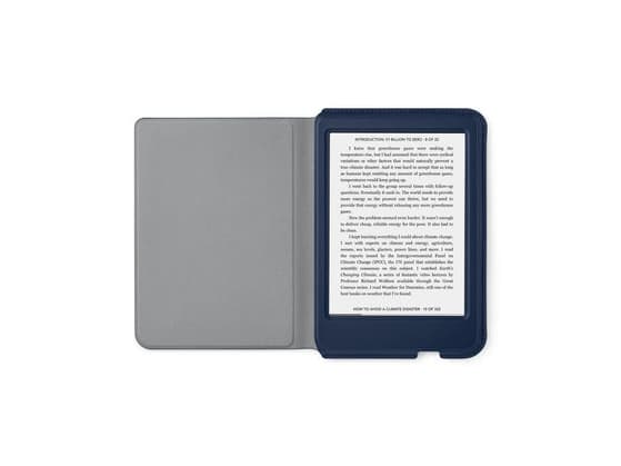 Kobo SleepCover - Lommebok for eBook-leser - mørkeblått hav - for Kobo Clara 2E