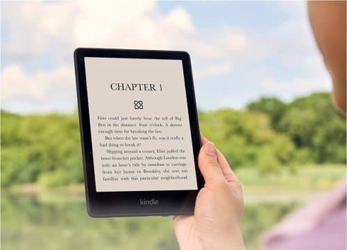 Amazon All-new Kindle Paperwhite - eBook-läsare monokrom Paperwhite - pekskärm - annonser stöds på låsskärm