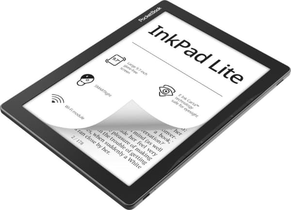 PocketBook InkPad Lite e-bogslæser Touchscreen 8 GB WiFi Sort, Grå
