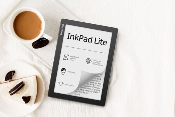 PocketBook InkPad Lite e-bogslæser Touchscreen 8 GB WiFi Sort, Grå