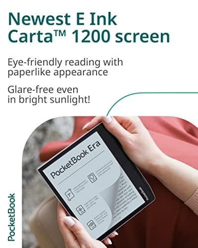 PocketBook 700 Era Silver e-bogslæser Touchscreen 16 GB Sort, Sølv