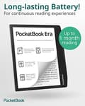 Miniatyrbillede 6 af 6: PocketBook 700 Era Silver e-bogslæser Touchscreen 16 GB Sort, Sølv