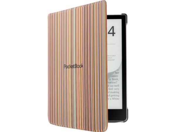 PocketBook H-S-743-CL-WW, Folio, Multifärg, Pocketbook, 19,8 cm (7.8"), Äkta läder, Mikrofiber, Plast, Polyuretan (PU), PocketBook InkPad 4, PocketBo