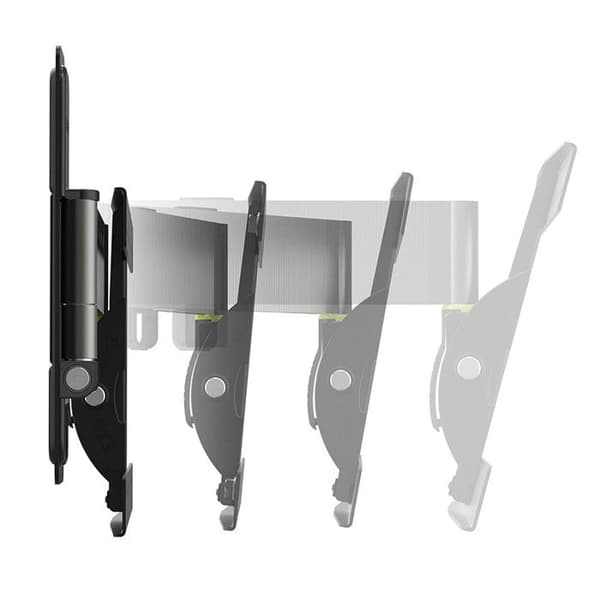 Stödvägg - Erard - Exo OLEDTW2 - Aluminium titan - Kompatibel med alla skärmar - Förmonterad