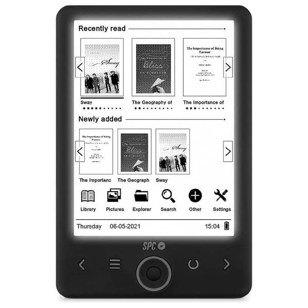 Telecom E-läsare Spc Dickens Light 2 6´´ 8gb Svart