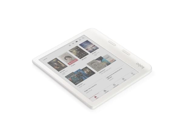 Kobo Libra Colour - eBook-leser - 32 GB - 7" farge E Ink Kaleido 3 (1264 x 1680) - berøringsskjerm - Wi-Fi 5, Bluetooth - hvit