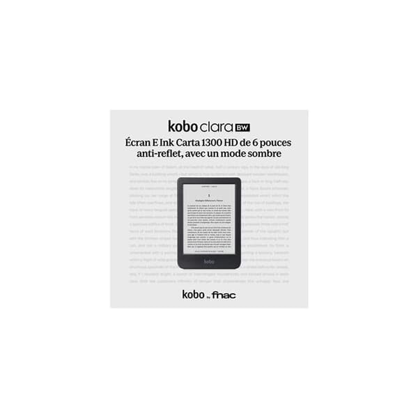eReader - Kobo - Clara BW - 6" Touchskärm - ComfortLight Pro - Vattentålig IPX8