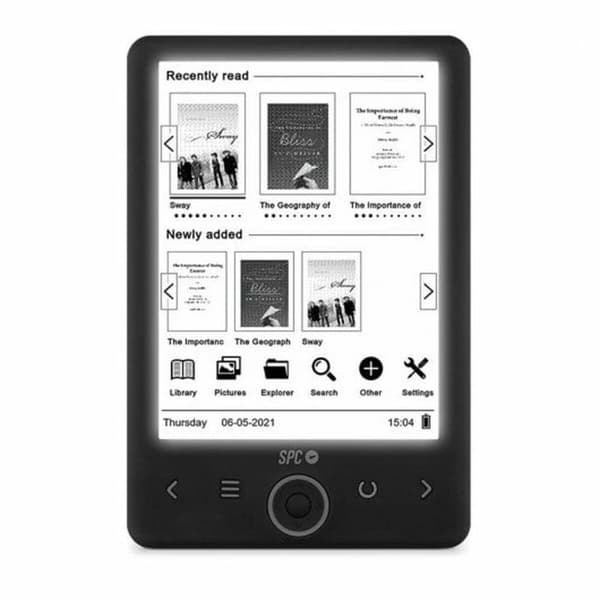 e-bok SPC Dickens Light 2 Svart 128 GB 6"