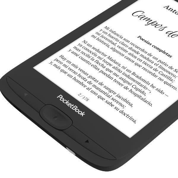 Läsa - PocketBook - Basic Lux 4 - 6 tum - 8 GB - Touchscreen E Ink Svart