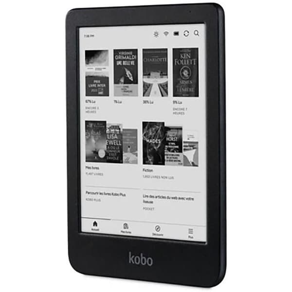 eReader - Kobo - Clara BW - 6" Touchskärm - ComfortLight Pro - Vattentålig IPX8 Svart