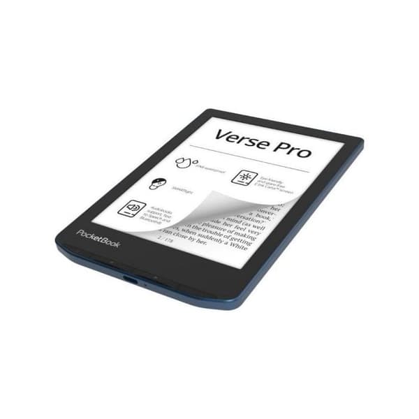 Läsa PocketBook Verse Pro - Vattentät IPX8 - Skärm 7" - Justerbar SmartLight - Blå