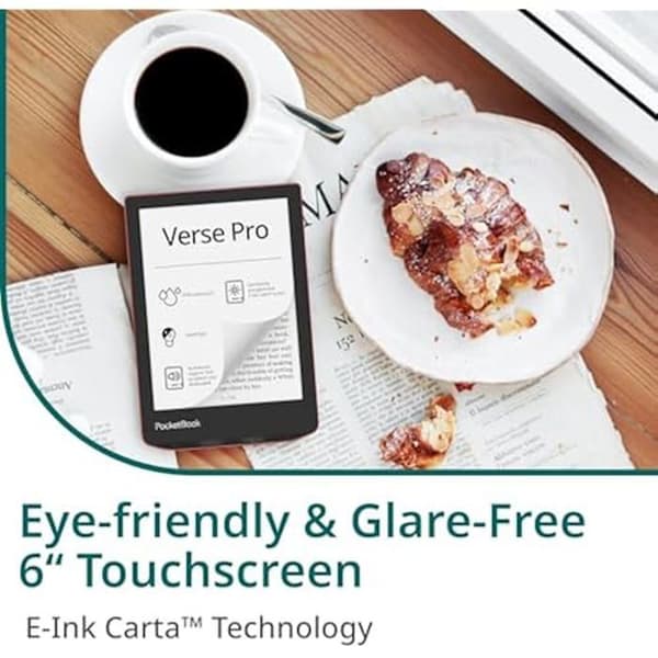 Läsa PocketBook Verse Pro - Vattentät IPX8 - Skärm 7" - Justerbar SmartLight - Blå