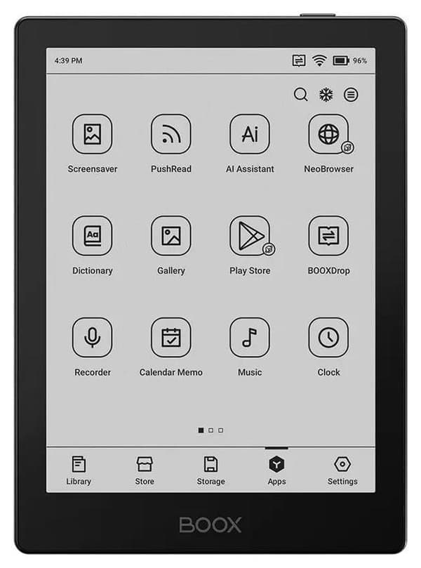 Ebook Onyx Boox Go 6" Carta 1300 32GB Wi-Fi Svart