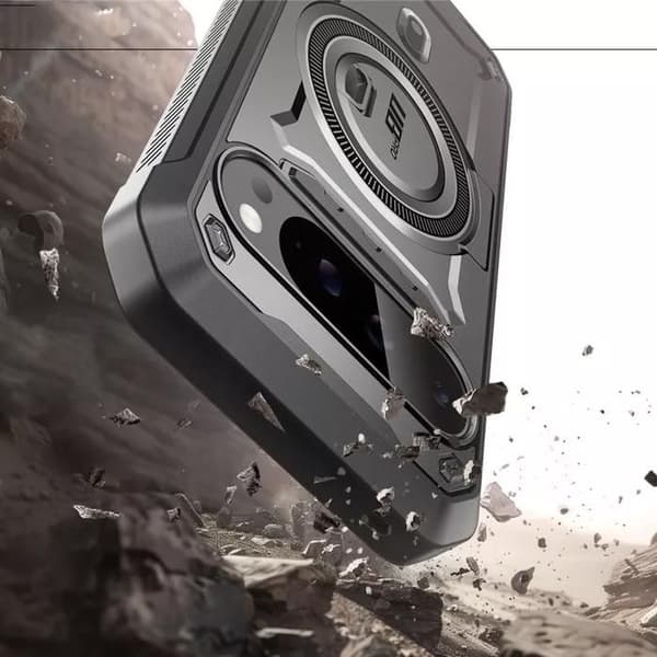Anti-Shock-fodral - Supcase - Unicorn Beetle Pro Mag - Svart - MagSafe-kompatibel - Militärt skydd