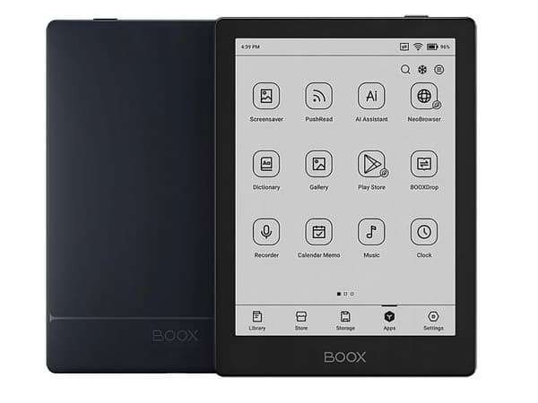 ONYX BOOX6"1072x1448Memory 32 MB1xUSB-CMicro SDXCWireless LANBluetoothBlackOPC1225R Svart