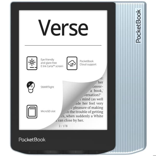 Pocketbook Verse PB629 ELEKTRONISK LÄSARE - Ljusblå