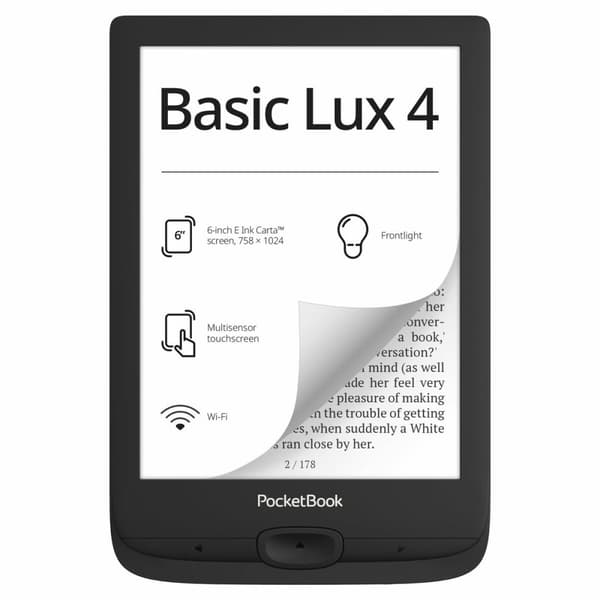 E-lukulaite PocketBook LUX 4 8 GB RAM Musta musta