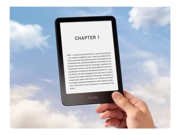 Amazon Kindle Paperwhite - 12. generasjon - eBook-leser - 16 GB - 7" monokrom Paperwhite - berøringsskjerm - Bluetooth, Wi-Fi - svart