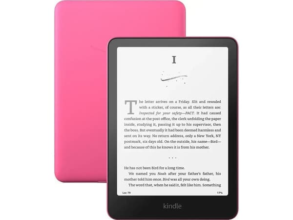 Kindle Paperwhite Ebook Reader (12th Generation) 2024 7 glare-free 16GB Wi-Fi (with ads) Raspberry
