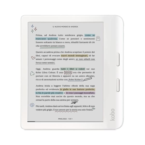 Rakuten Kobo Libra Color e-bogslæser Touchscreen 32 GB Wi-Fi Hvid