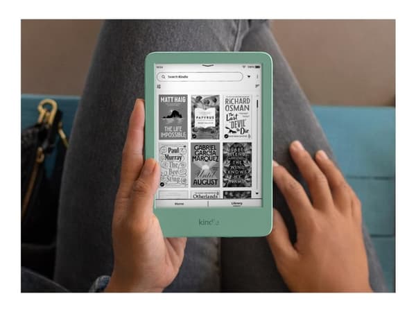 Amazon Kindle - 11. generasjon - eBook-leser - 16 GB - 6" monokrom - berøringsskjerm - Bluetooth, Wi-Fi - matcha - Lockscreen Ad-Supported