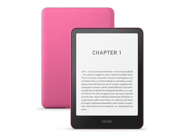 Amazon Kindle Paperwhite - 12. generasjon - eBook-leser - 16 GB - 7" monokrom Paperwhite - berøringsskjerm - Bluetooth, Wi-Fi - bringebær - Lockscree Rosa