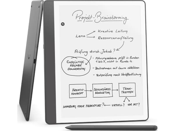 Amazon Kindle Scribe - 1. generasjon - eBook-leser - 16 GB - 10.2" monokrom - berøringsskjerm - Bluetooth, Wi-Fi - wolframgrå