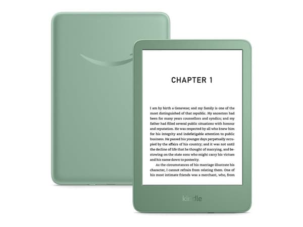 Amazon Kindle - 11. generasjon - eBook-leser - 16 GB - 6" monokrom - berøringsskjerm - Bluetooth, Wi-Fi - matcha-grønn - Lockscreen Ad-Supported Grønn