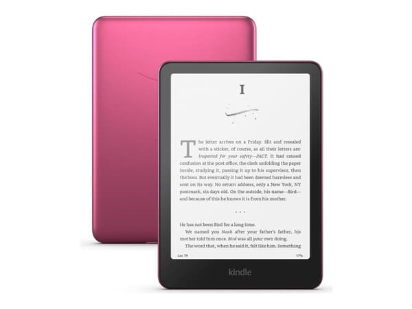 Amazon Kindle Paperwhite Signature Edition, 17,8 cm (7"), E Paper, AZW, AZW3, DOC, DOCX, EPUB, HTML, MOBI, PDF, RTF, TXT, AAX, BMP, GIF, JPEG, PNG, 3 Sort, Rosa