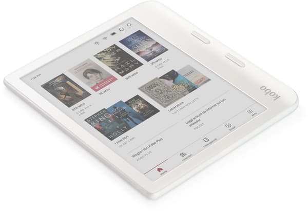 Kobo Libra Colour 7" e-bokleser, hvit