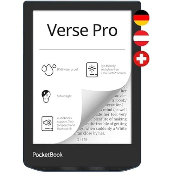 PocketBook Verse Pro - PocketBook - Azure DACH-version - Färg: Blå
