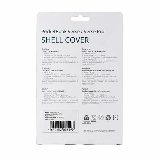 Fodral till e-bok PocketBook H-S-634-O-WW 6"