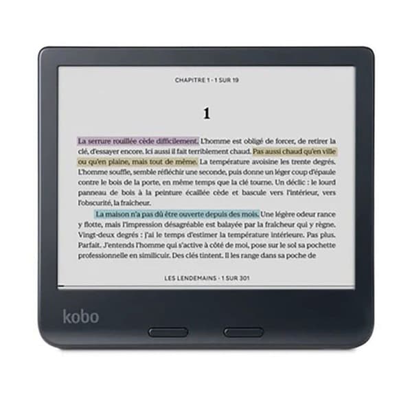 eReader - Kobo - Libra Colour - Färgskärm E Ink Kaleido 3 - 7 tum - Vattentålig IPX8