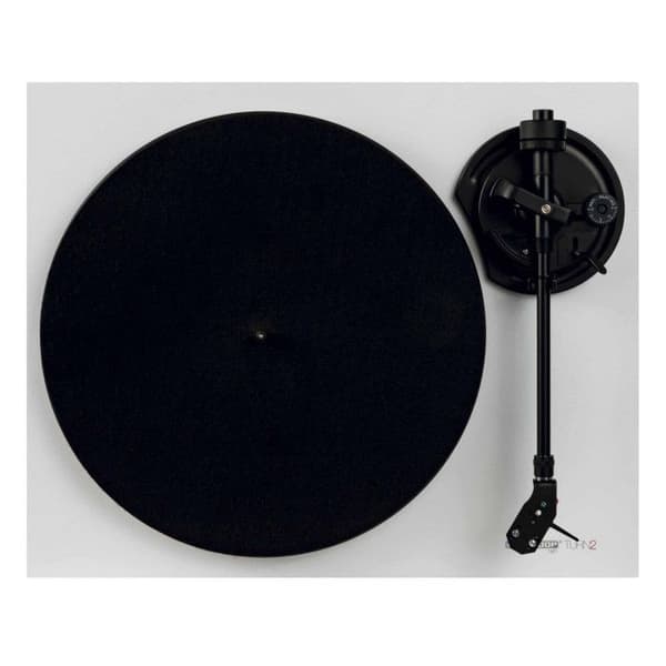 Vinyl skivspelare - Reloop - TURN2 WHITE - Höger arm - Träfinish - Hifi Ortofon OM10